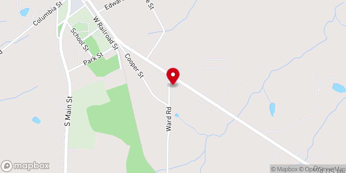 Map showing location of White Cross Church