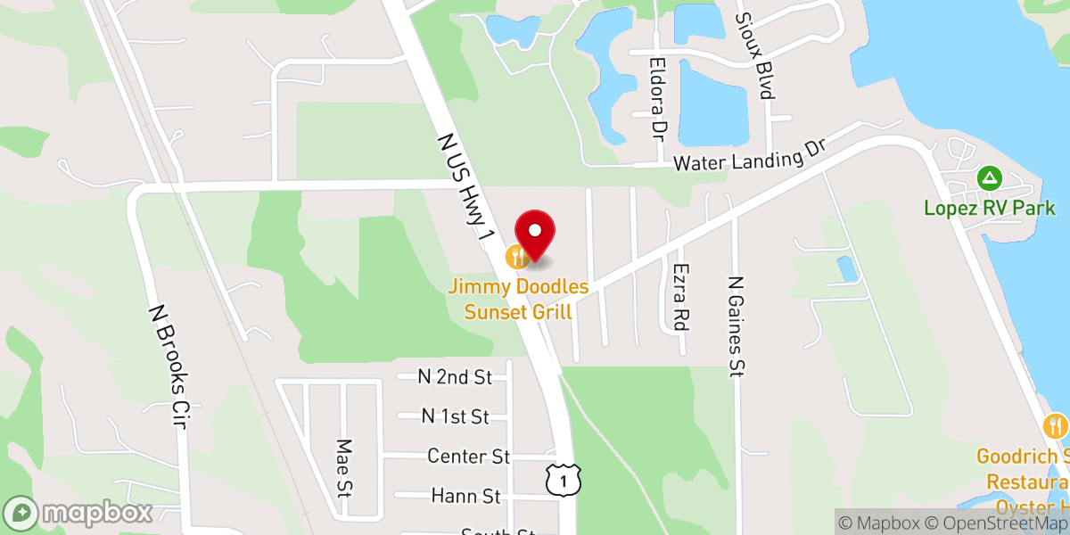 Map showing location of Oak Hill Flea Market