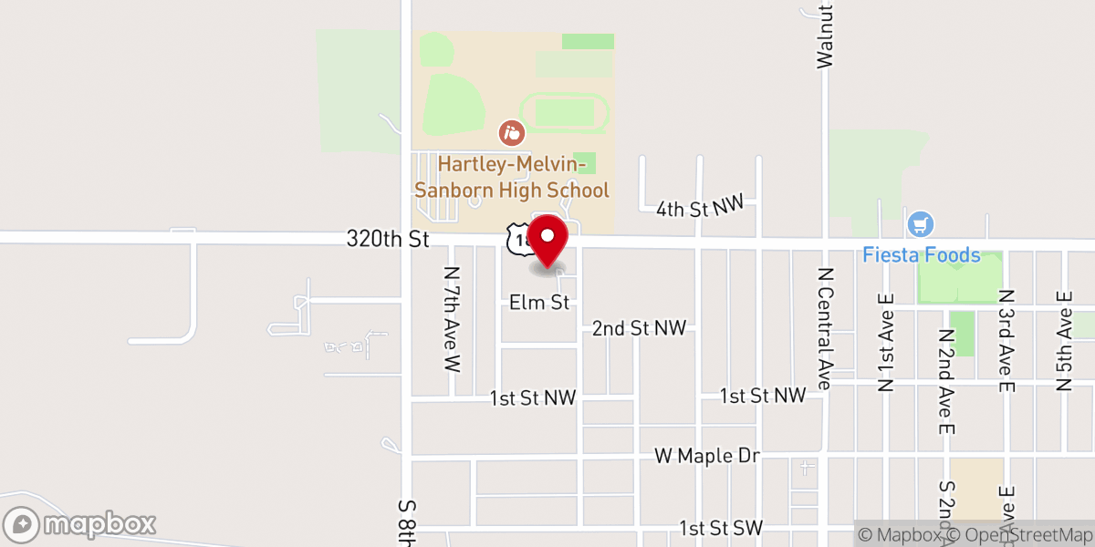 Map showing location of St Joseph's Catholic Church