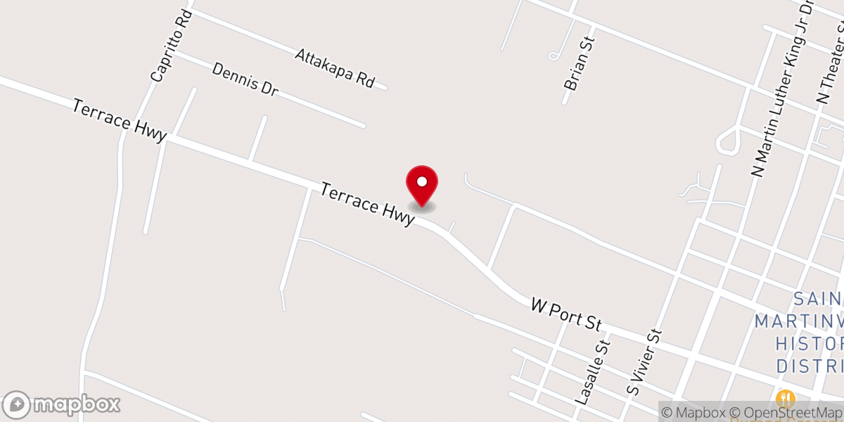 Map showing location of Smile Community Action Agency