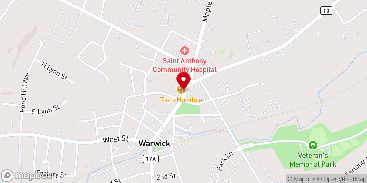 Map showing location of CBC Beer Bar