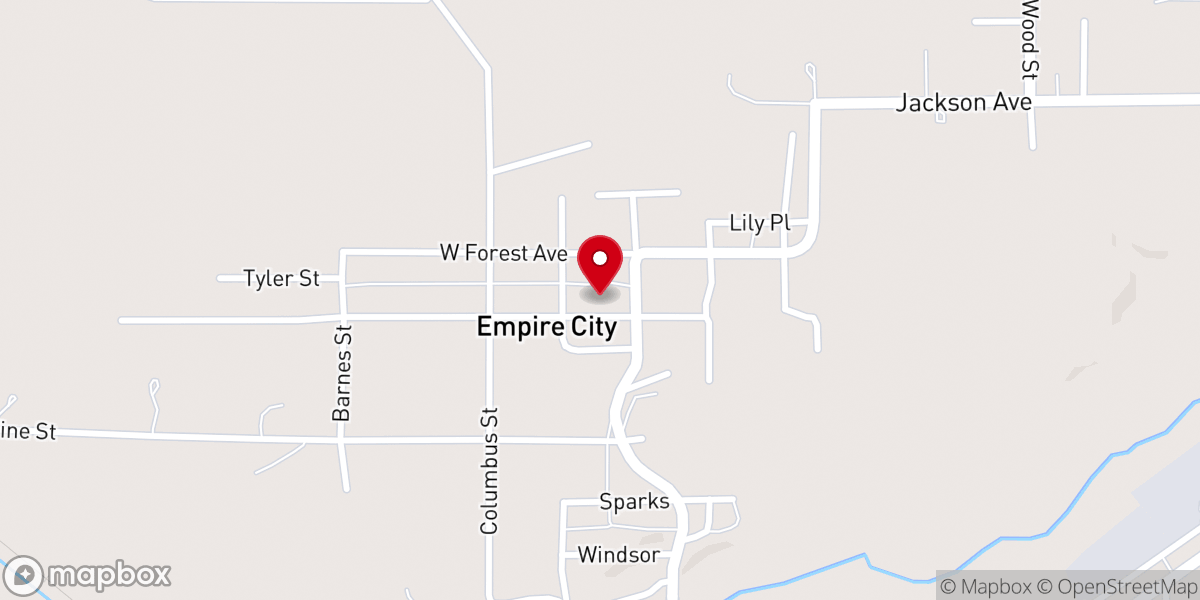 Map showing location of Galena Assembly Of God
