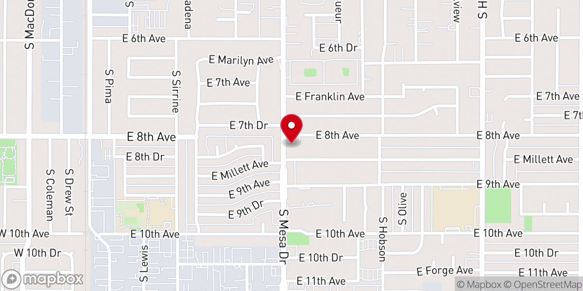 Map showing location of Pilgrim Nazarene