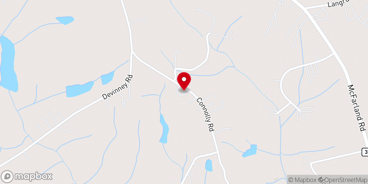Map showing location of Haven of Rest Baptist Church