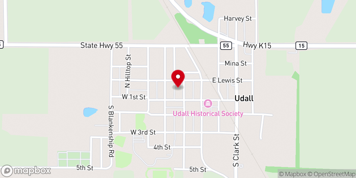Map showing location of Heritage Evangelical Church