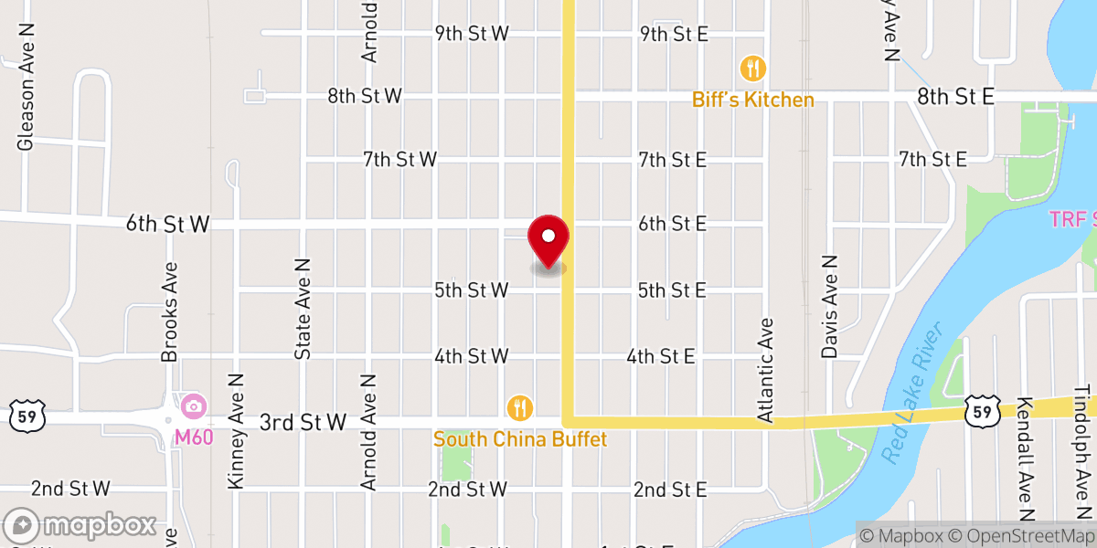 Map showing location of Zion Lutheran Church
