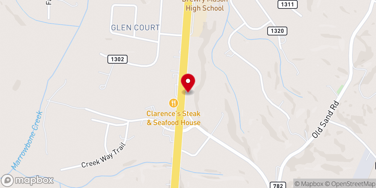 Map showing location of Lighthouse Tabernacle