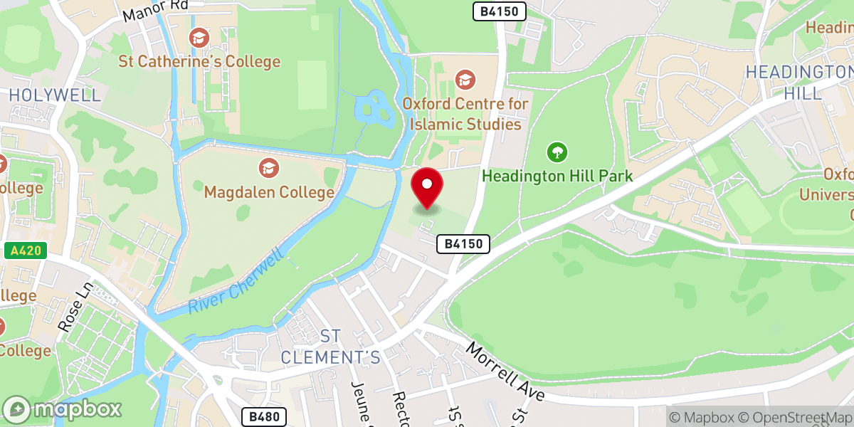 Map showing location of St. Clement’s Church