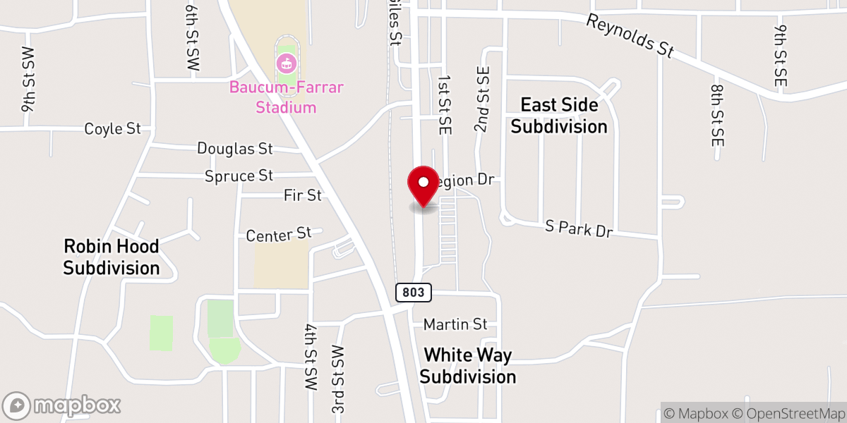 Map showing location of Webster Parish