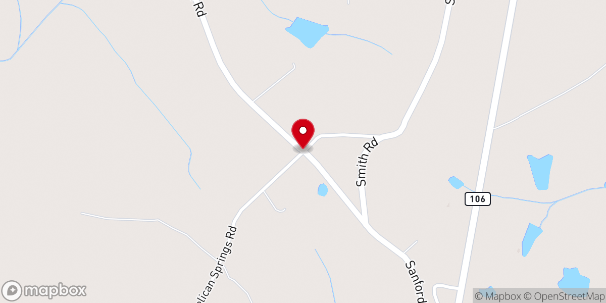 Map showing location of Legacy Baptist Church - Food Pantry