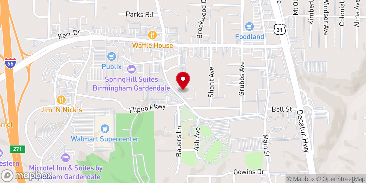 Map showing location of ChristWay Church of God