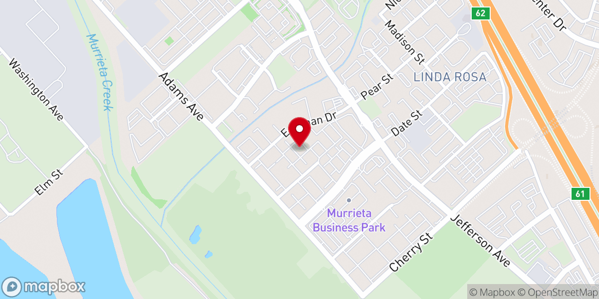 Map showing location of Encouragement Church