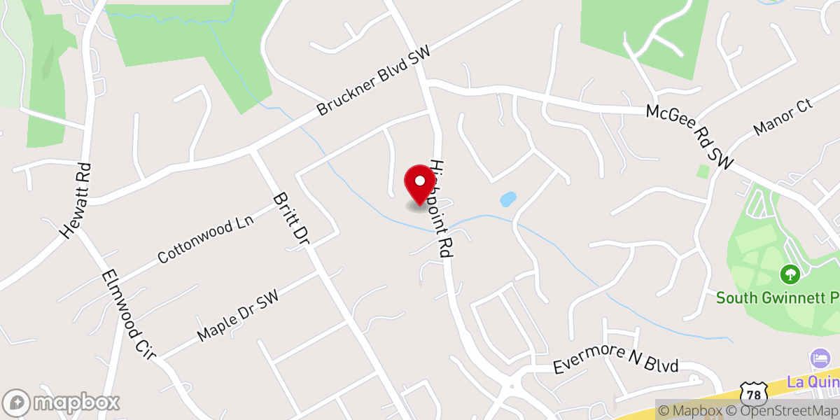 Map showing location of Purpose World Church