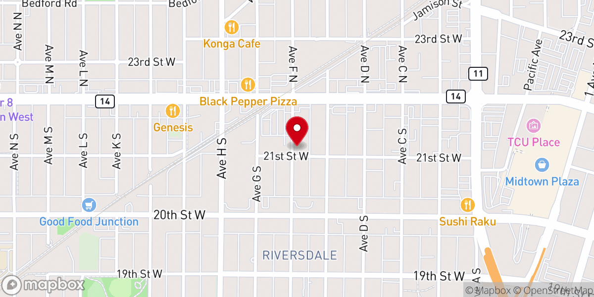 Map showing location of Christ the Healer Gospel Church