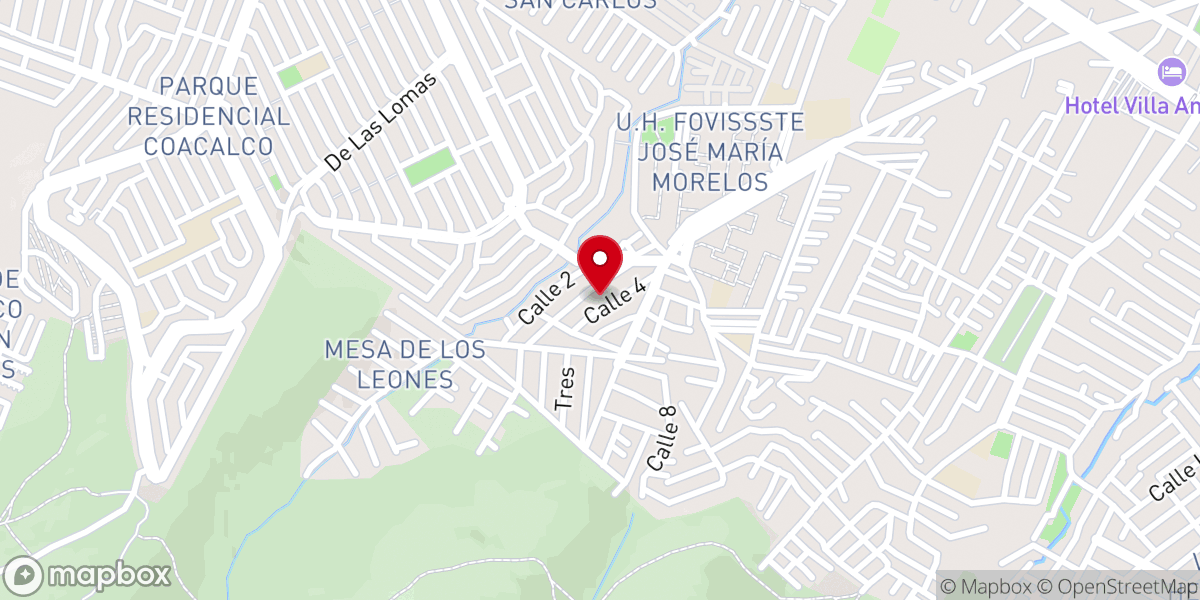 Map showing location of La Divina Providencia