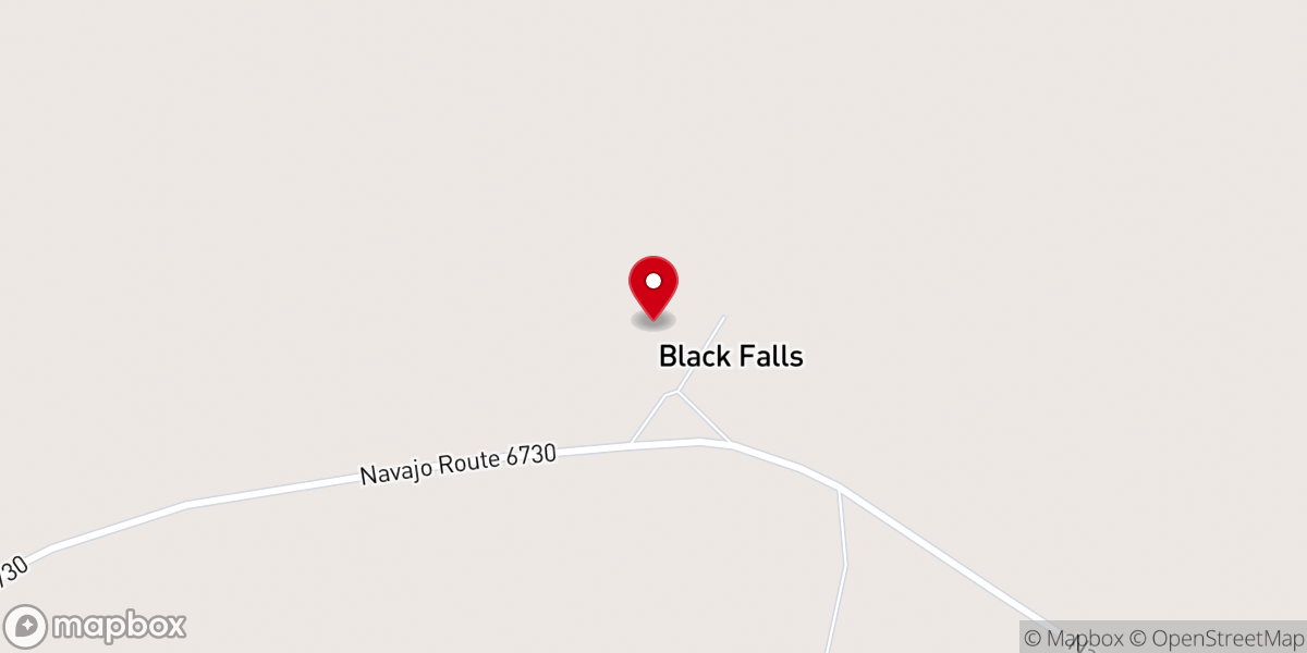 Map showing location of Black Falls Bible Church
