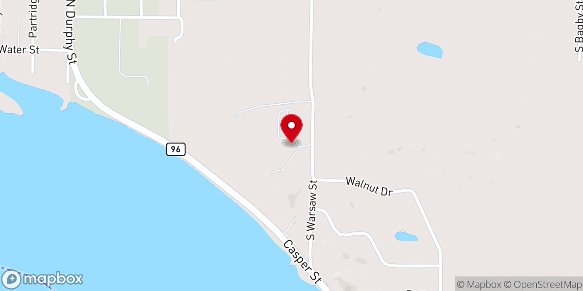 Map showing location of Camp Nauvoo