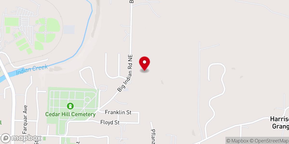Map showing location of The New Middletown White Cross Church Inc