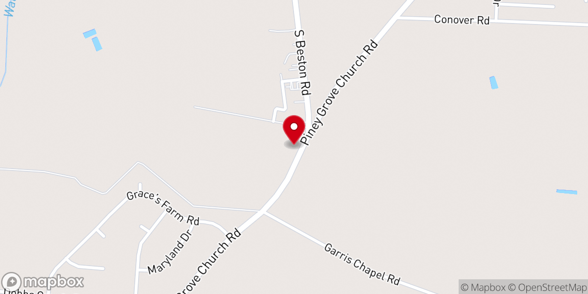 Map showing location of Working Church