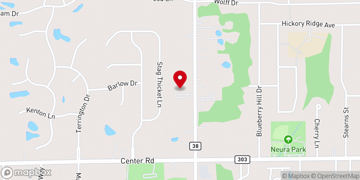 Map showing location of Cuyahoga Valley Church - Brunswick Campus
