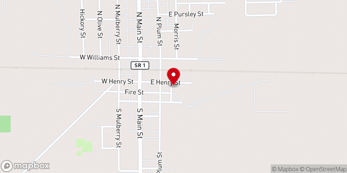 Map showing location of Open Arms House of Worship