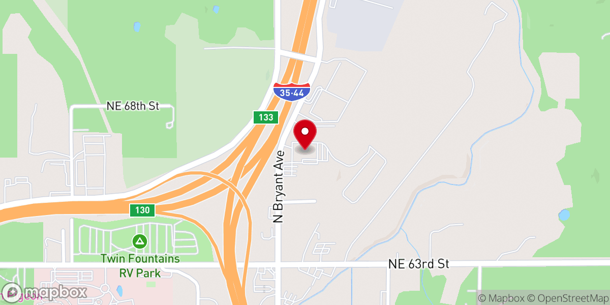 Map showing location of Church of the Harvest