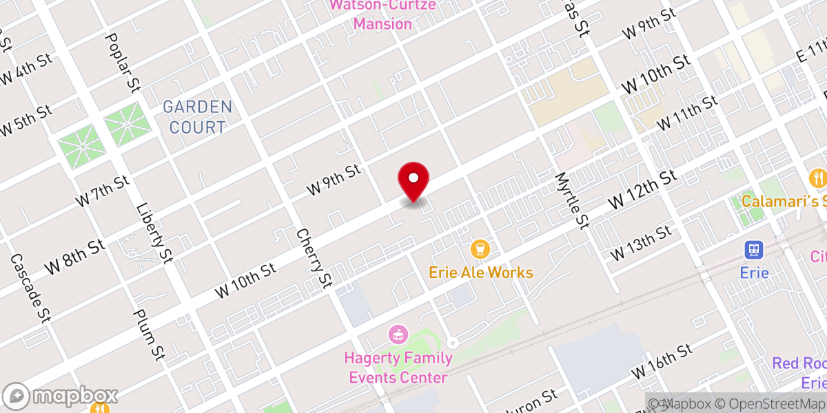 Map showing location of Fellowship Baptist Church