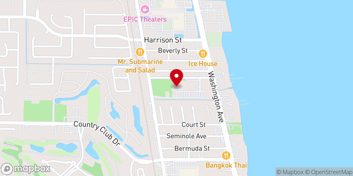 Map showing location of St. Teresa Catholic School