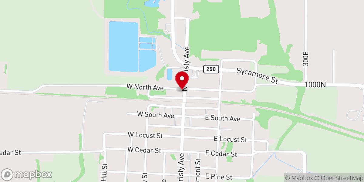 Map showing location of Jackman Harold R