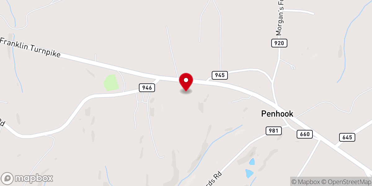 Map showing location of Christ Community Church of Va