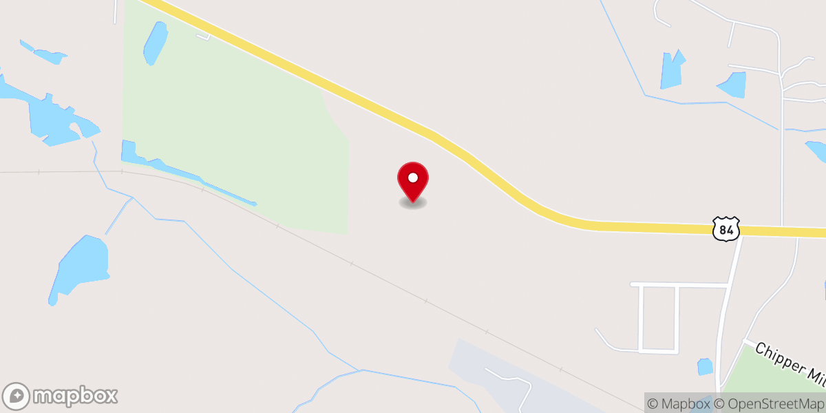 Map showing location of Tabernacle Baptist Church