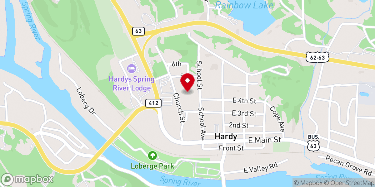 Map showing location of 400 church street apartment number four