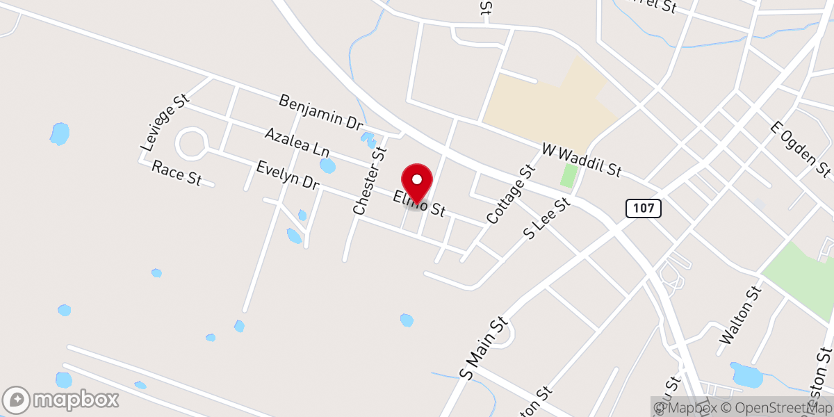 Map showing location of Vfw #3139