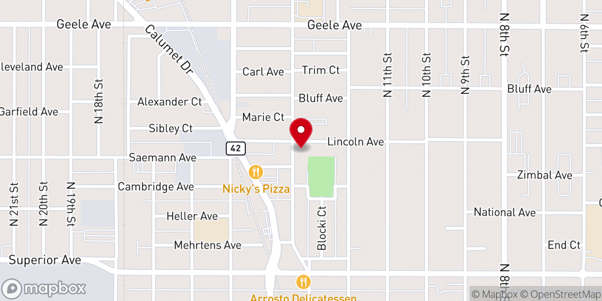 Map showing location of St Paul Lutheran School & Pre-School
