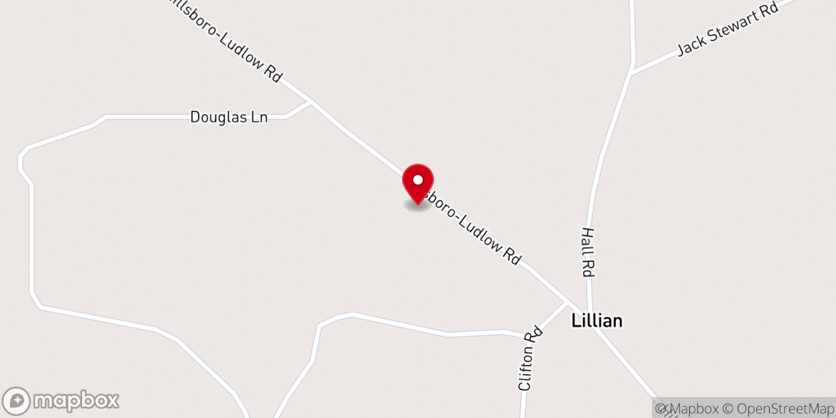Map showing location of Mount Olivet Baptist Church