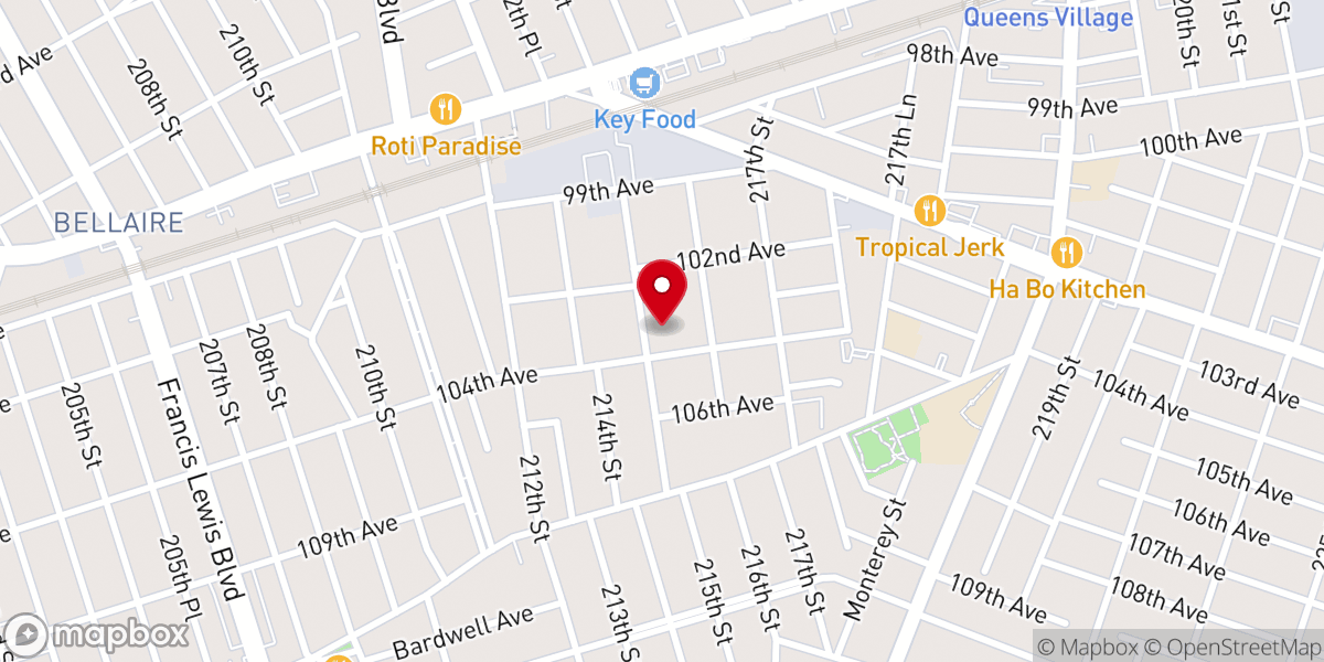 Map showing location of New Covenant Comm Ch NY Cy