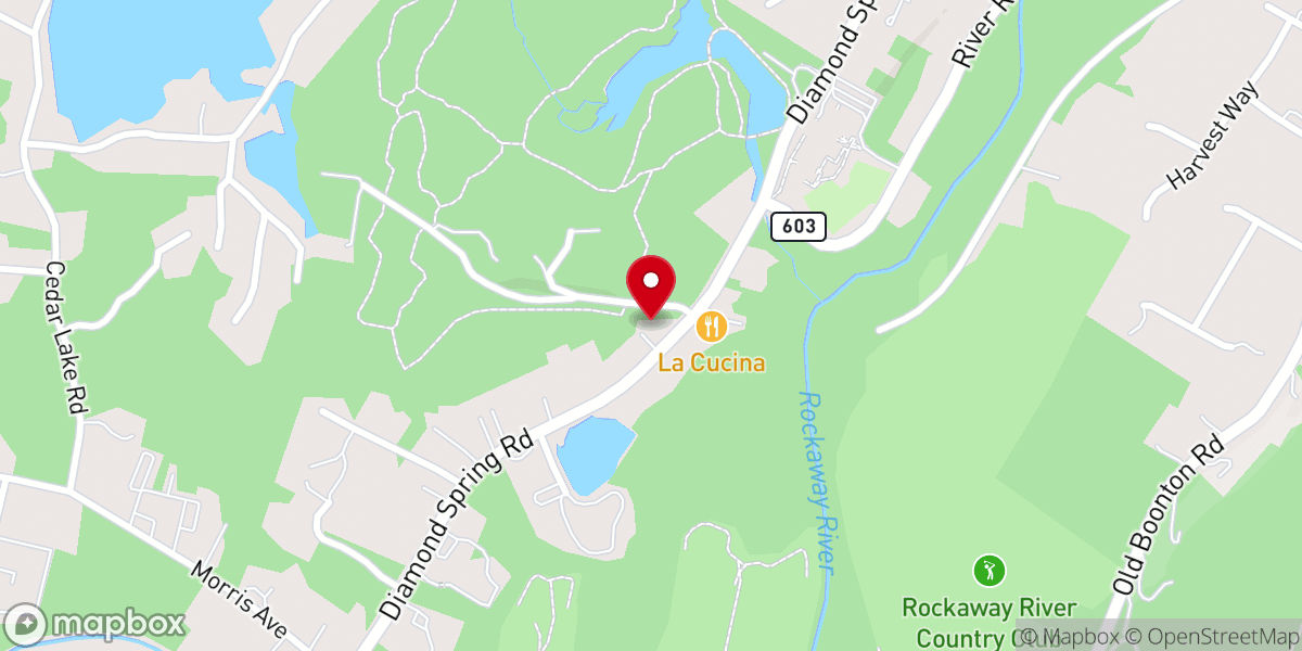 Map showing location of Bible Fellowship Church