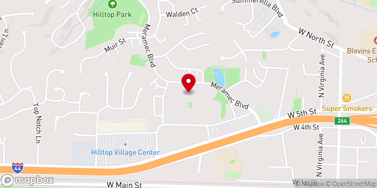 Map showing location of St Mark's Lutheran School & Early Childhood Center