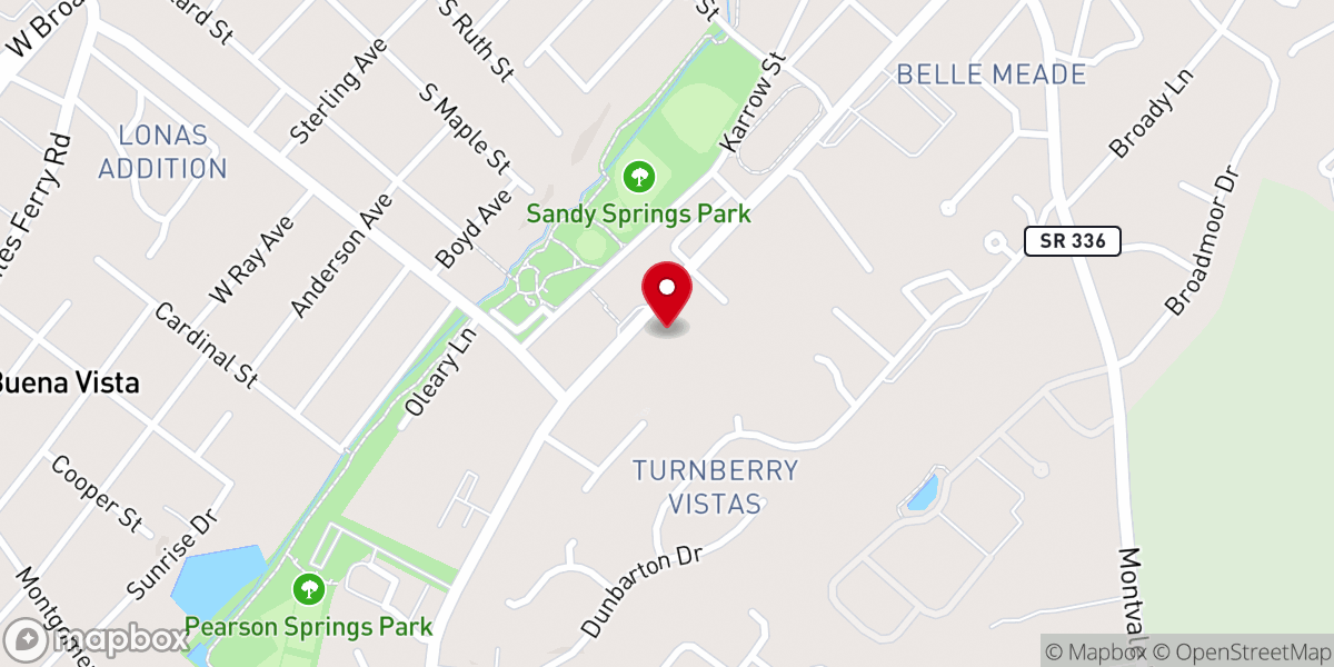 Map showing location of RIO New Life Church
