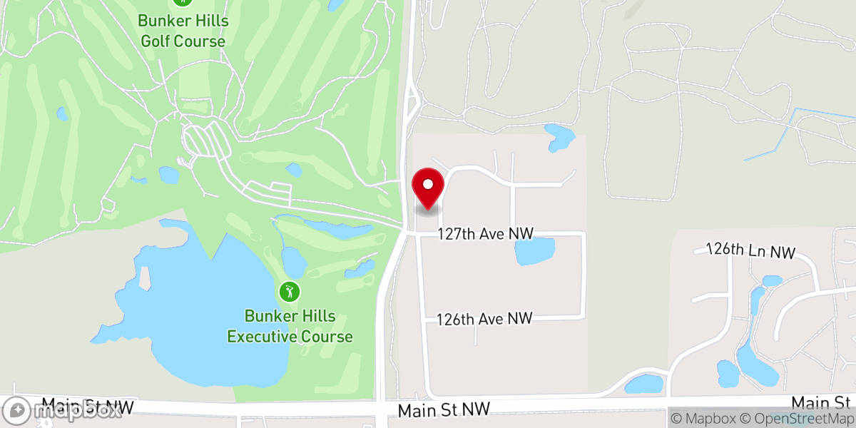 Map showing location of Cedar Rock Church