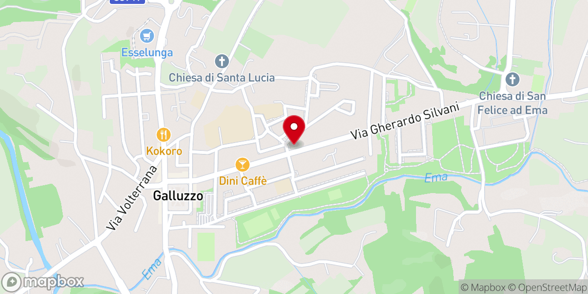 Map showing location of Cappella dell'Immacolata