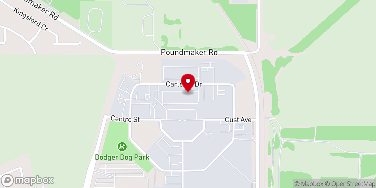 Map showing location of Kingdom Church