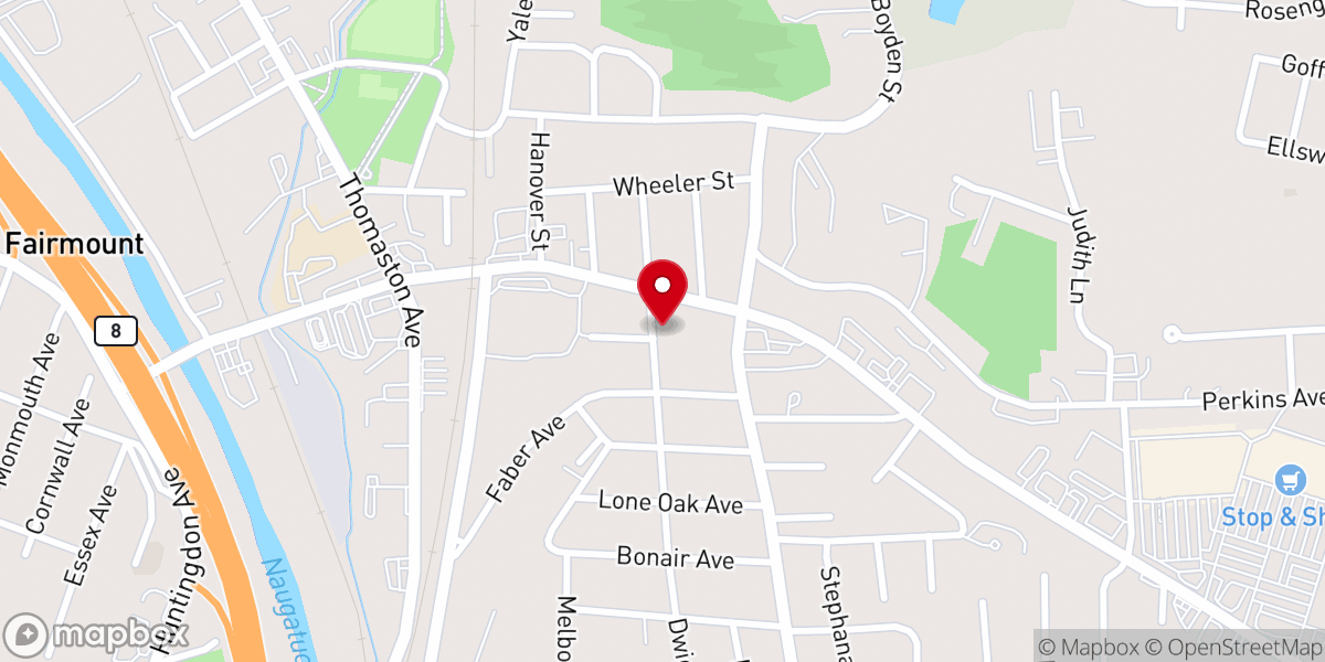 Map showing location of The Bible Church