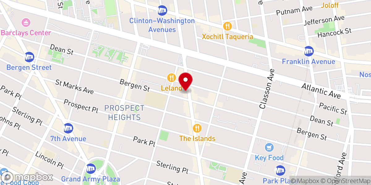 Map showing location of Abundant Life Church