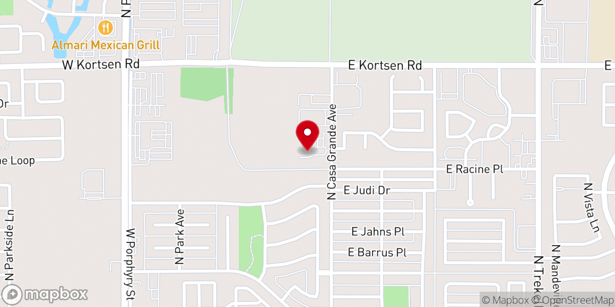 Map showing location of Casa Grande Church of the Nazarene