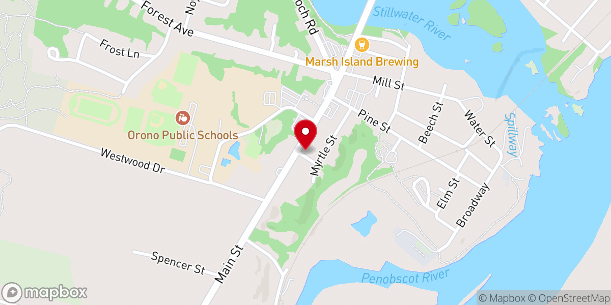 Map showing location of Church of Universal Fellowship