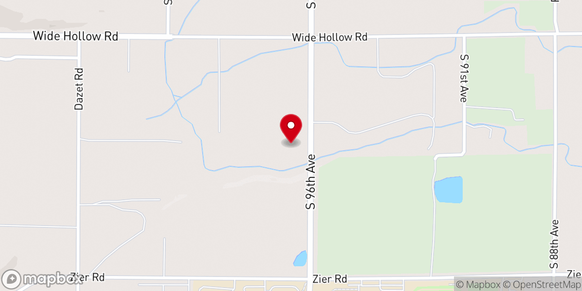 Map showing location of Champions Centre Yakima