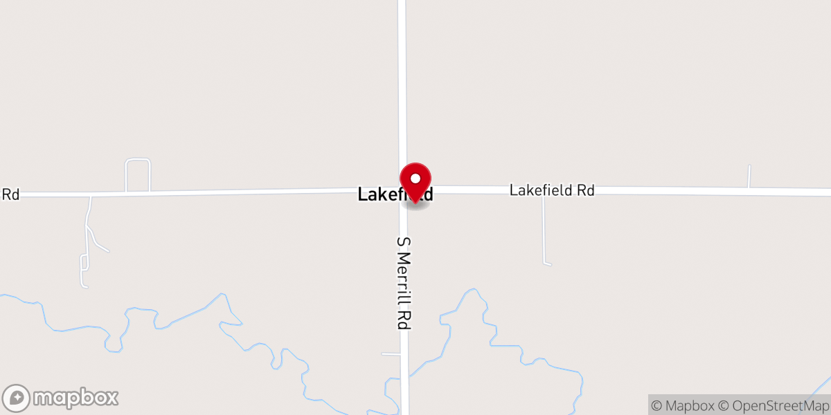 Map showing location of Bible Baptist Church