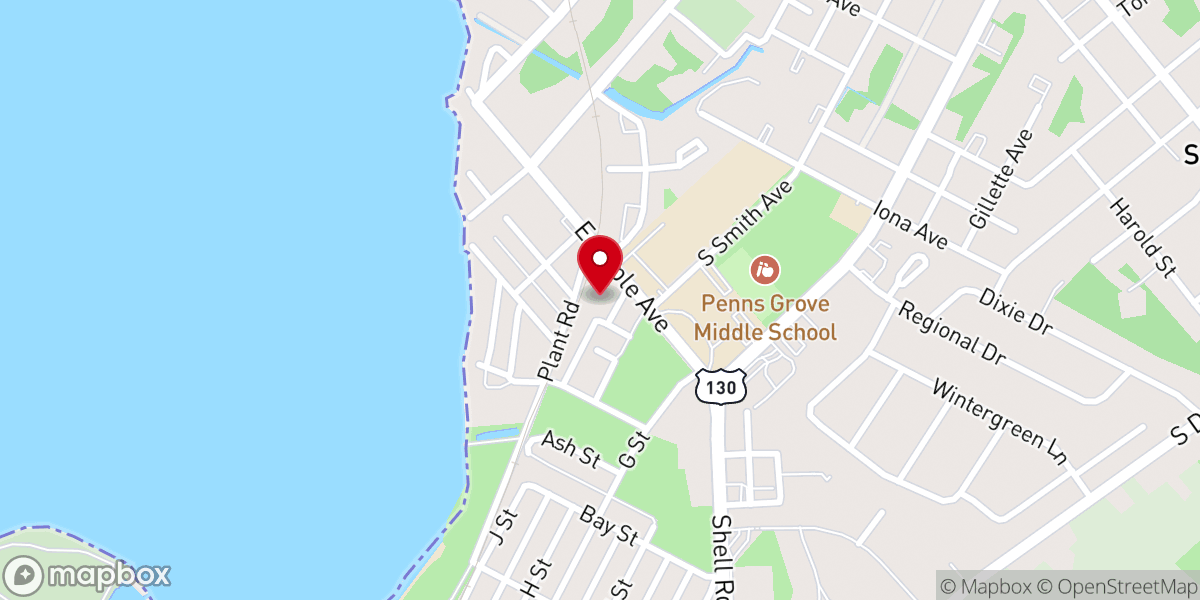 Map showing location of The Church of Our Merciful Saviour