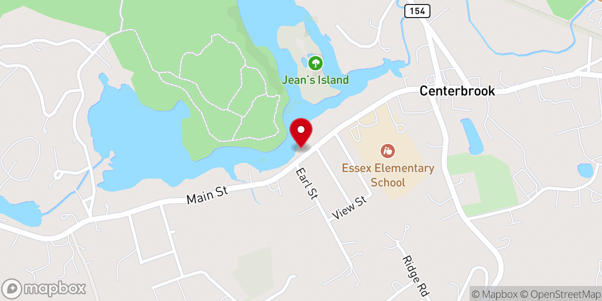 Map showing location of Trinity Lutheran Church